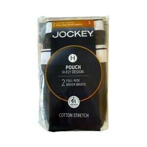 Jockey Pouch H-Fly Design Full Rise Boxer Briefs 2 Pack NWT Size S 28-30